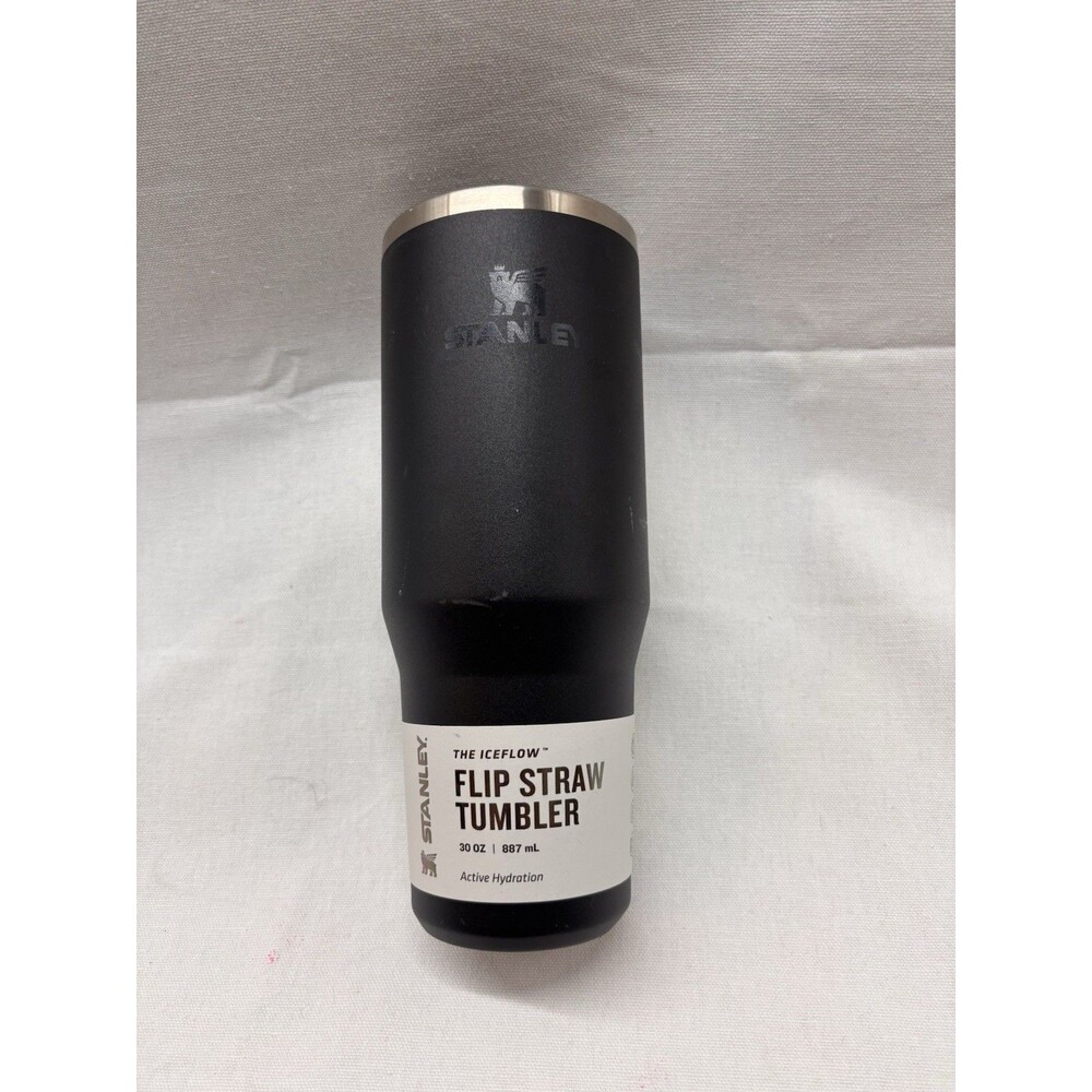 Stanley IceFlow Flip Straw Tumbler 30 Oz Black NEW No Lid No Straw Read